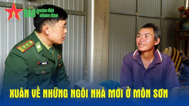 Xuân về những ngôi nhà mới ở Môn Sơn