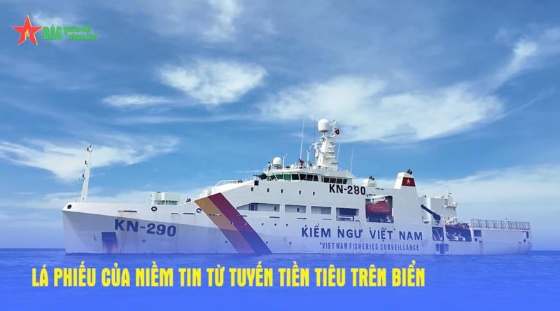 Lá phiếu của niềm tin từ tuyến tiền tiêu trên biển