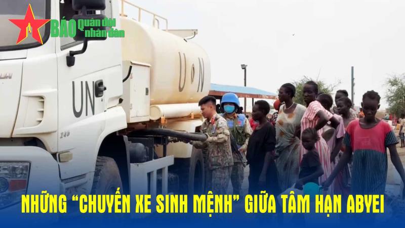 Những “chuyến xe sinh mệnh” giữa tâm hạn Abyei