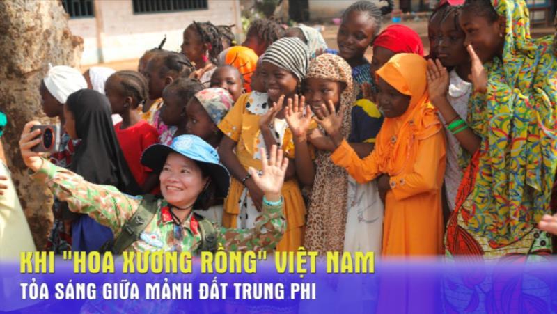 Khi Hoa xương rồng Việt Nam tỏa sáng giữa mảnh đất Trung Phi