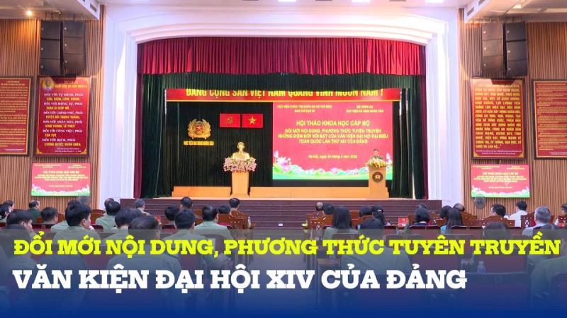 Đổi mới nội dung, phương thức tuyên truyền Văn kiện Đại hội XIV của Đảng
