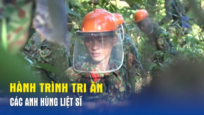 Hành trình tri ân các Anh hùng liệt sĩ