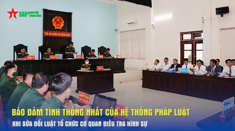 Bảo đảm tính thống nhất của hệ thống pháp luật khi sửa đổi Luật Tổ chức cơ quan điều tra hình sự