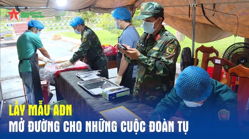 Lấy mẫu ADN - mở đường cho những cuộc đoàn tụ