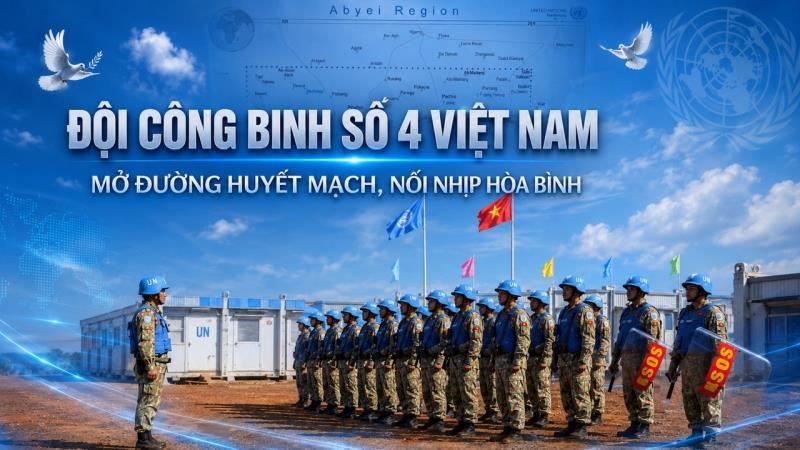 Đội Công binh số 4 Việt Nam Mở đường huyết mạch, nối nhịp hòa bình