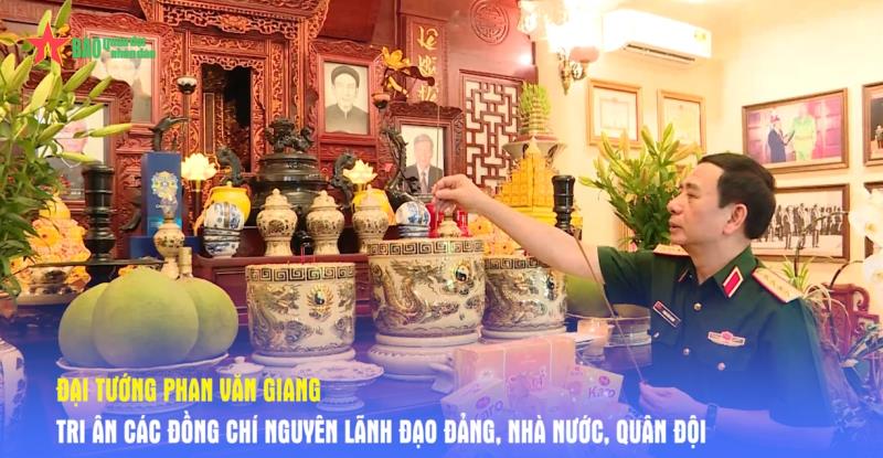 Đại tướng Phan Văn Giang tri ân các đồng chí nguyên lãnh đạo Đảng, Nhà nước, Quân đội