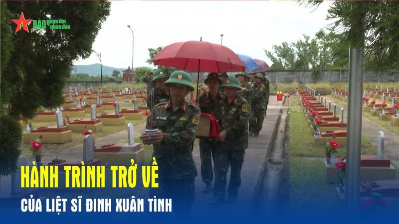 Hành trình trở về của liệt sĩ Đinh Xuân Tình