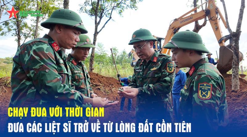 Chạy đua với thời gian, đưa các liệt sĩ trở về từ lòng đất Cồn Tiên