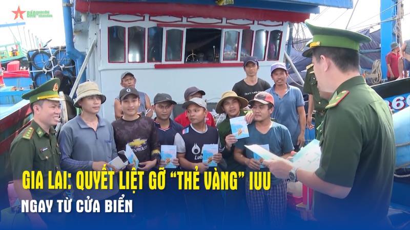 Gia Lai Quyết liệt gỡ “thẻ vàng” IUU ngay từ cửa biển