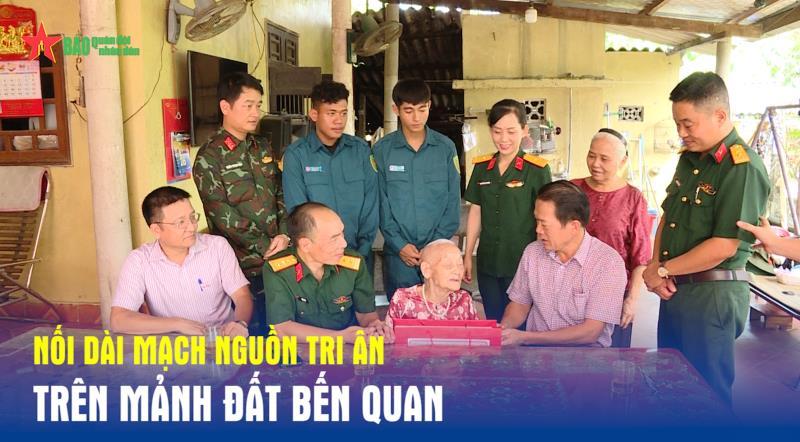 Nối dài mạch nguồn tri ân trên mảnh đất Bến Quan