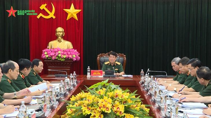 Đại tướng Lương Cường chủ trì Hội nghị giao ban Tổng cục Chính trị tháng 9-2022
