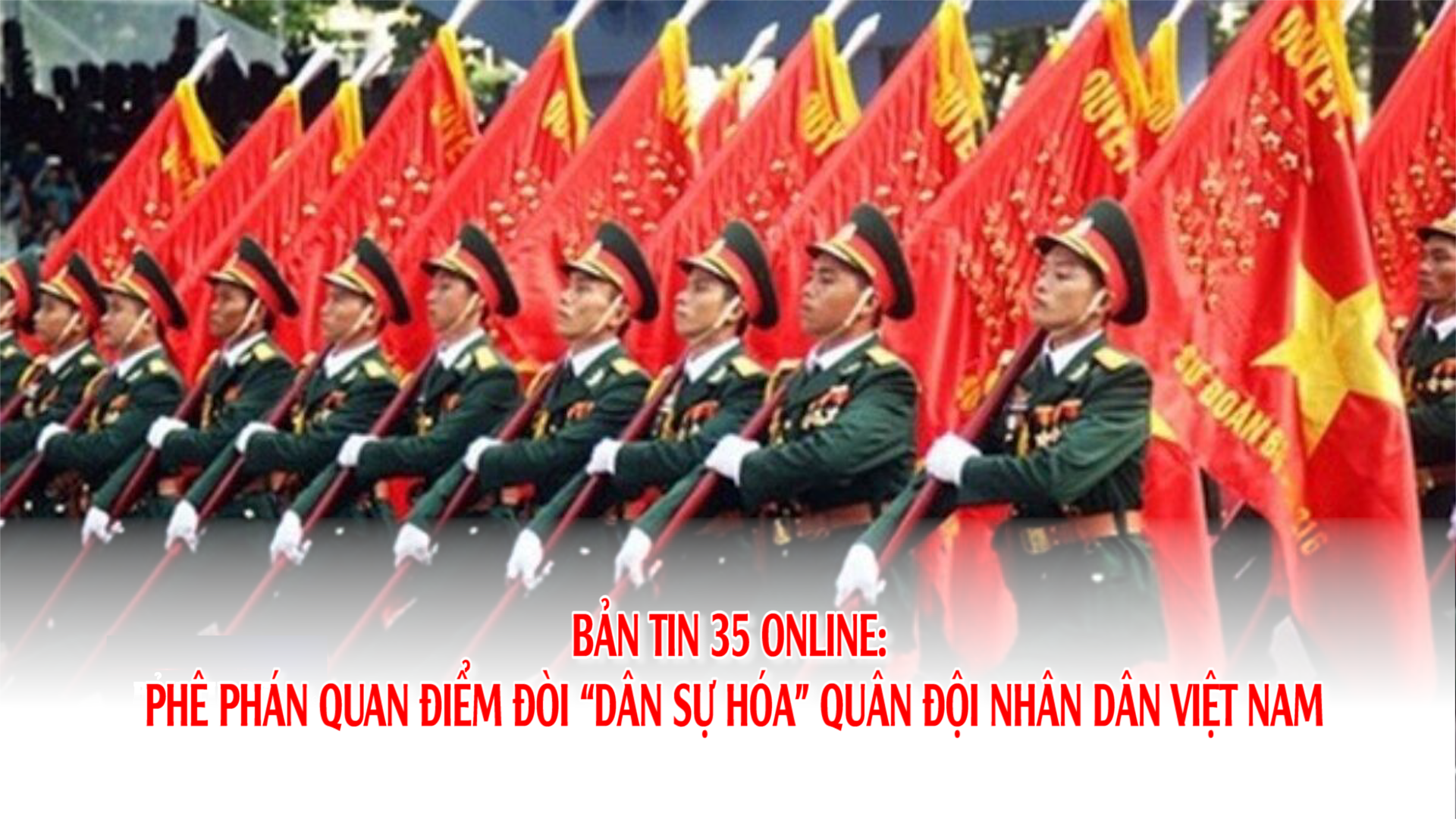 Tăng cường sự lãnh đạo của Đảng đối với quân đội theo tư tưởng Hồ Chí Minh