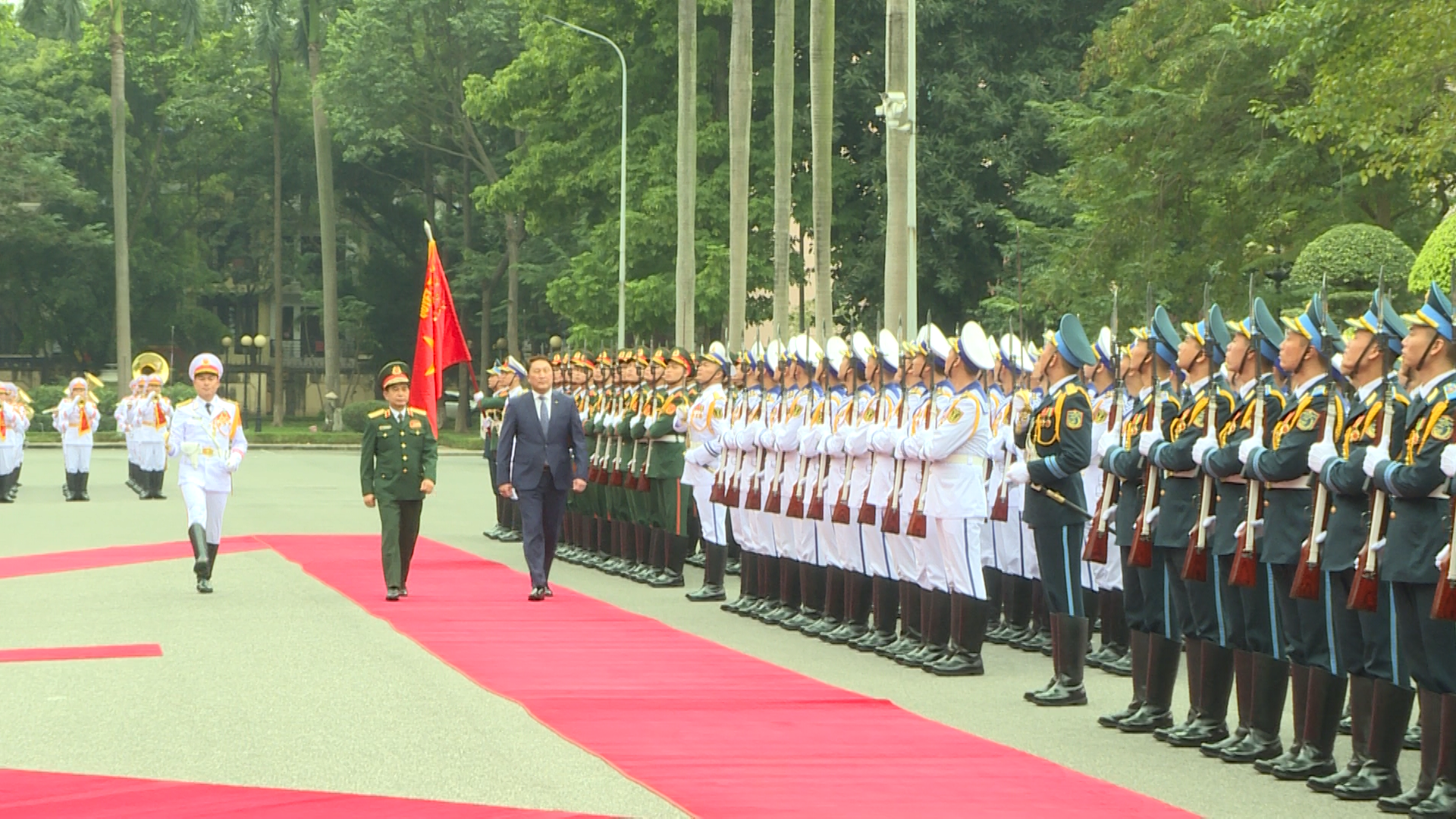 Bộ trưởng Bộ Quốc phòng Việt Nam hội đàm với Bộ trưởng Bộ Quốc phòng Mông Cổ