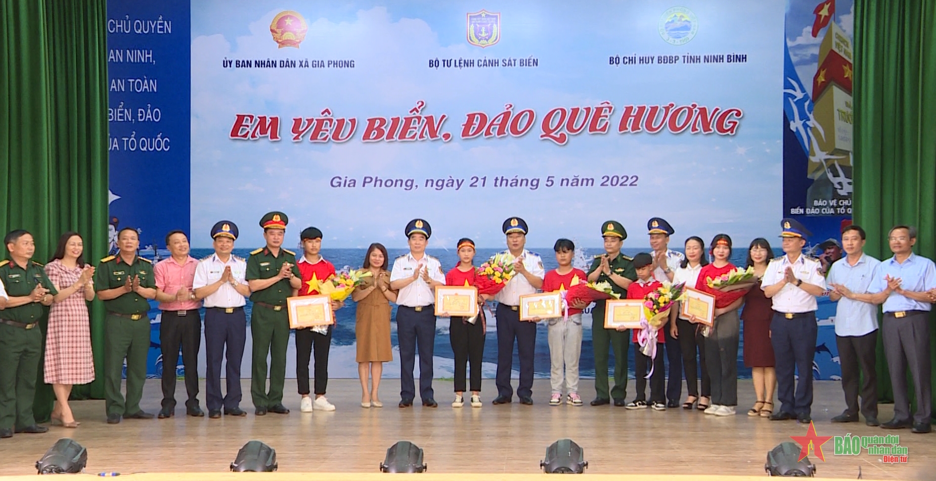 Bộ tư lệnh Cảnh sát biển Việt Nam phối hợp tổ chức Cuộc thi “Em yêu biển đảo quê hương” tại Ninh Bình
