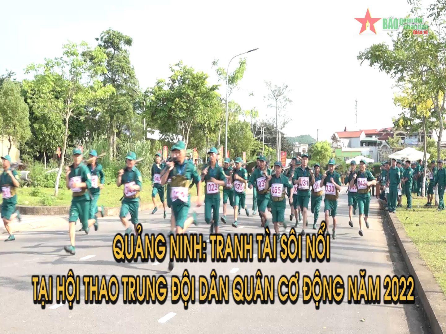 Quảng Ninh Tranh tài sôi nổi tại Hội thao Trung đội dân quân cơ động năm 2022