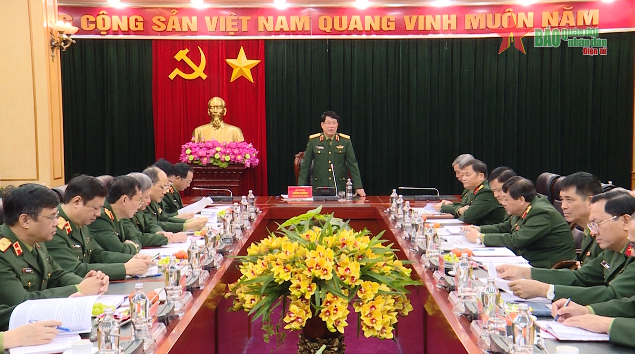 Tổng cục Chính trị Quân đội nhân dân Việt Nam giao ban đầu xuân Quý Mão năm 2023