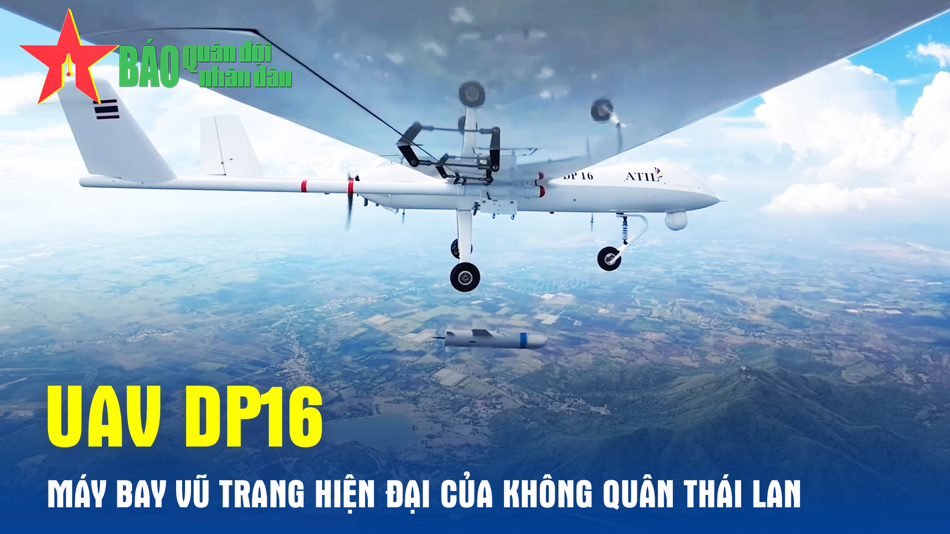 UAV DP16 - Máy bay vũ trang hiện đại của không quân Thái Lan