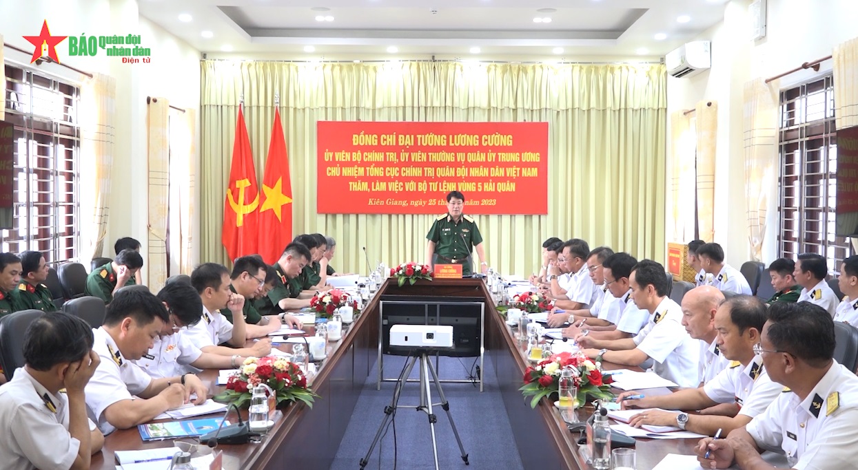 Đại tướng Lương Cường thăm, làm việc với các đơn vị đóng tại địa bàn Phú Quốc