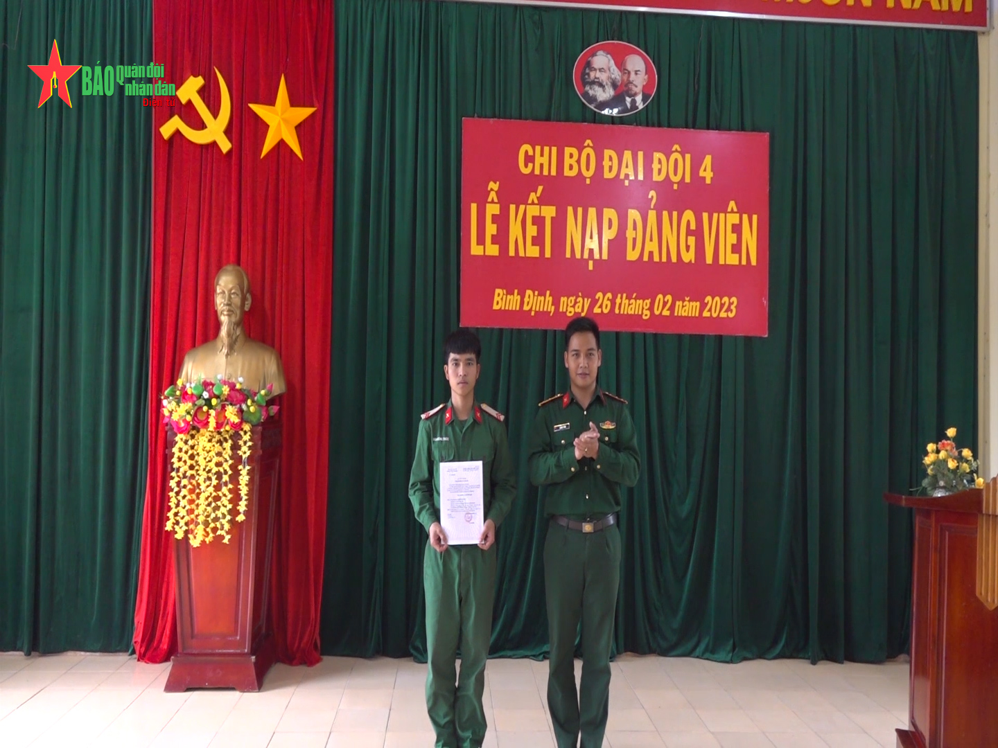 Lữ đoàn 572, Quân khu 5 chú trọng chất lượng đảng viên mới