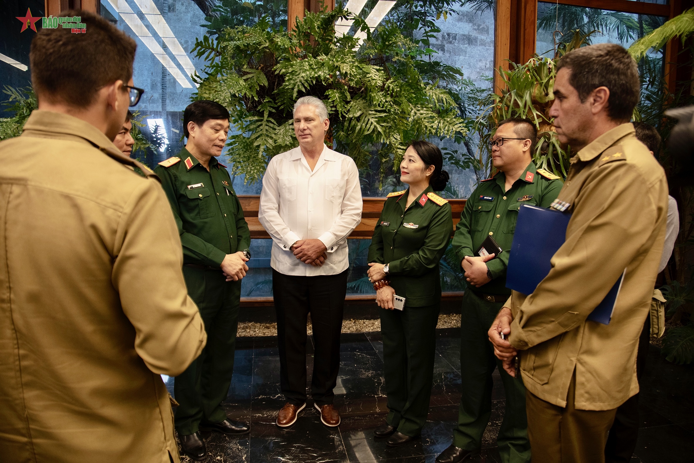 Lãnh đạo Cuba tiếp đoàn công tác Bộ Quốc phòng Việt Nam