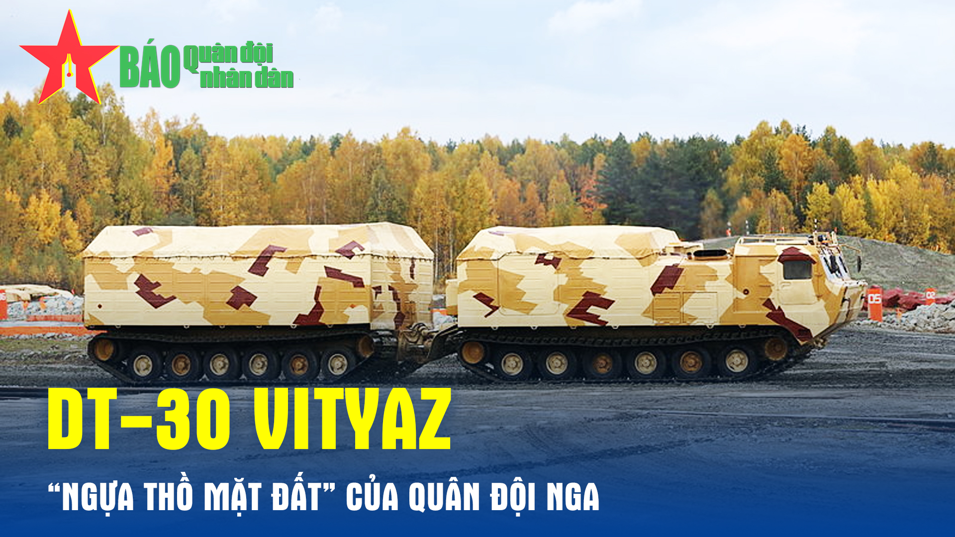 DT-30 Vityaz - “Ngựa thồ mặt đất” của quân đội Nga