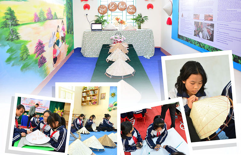 Gallery - 	Giáo dục STEM qua “di sản sống” nón lá Gia Thanh