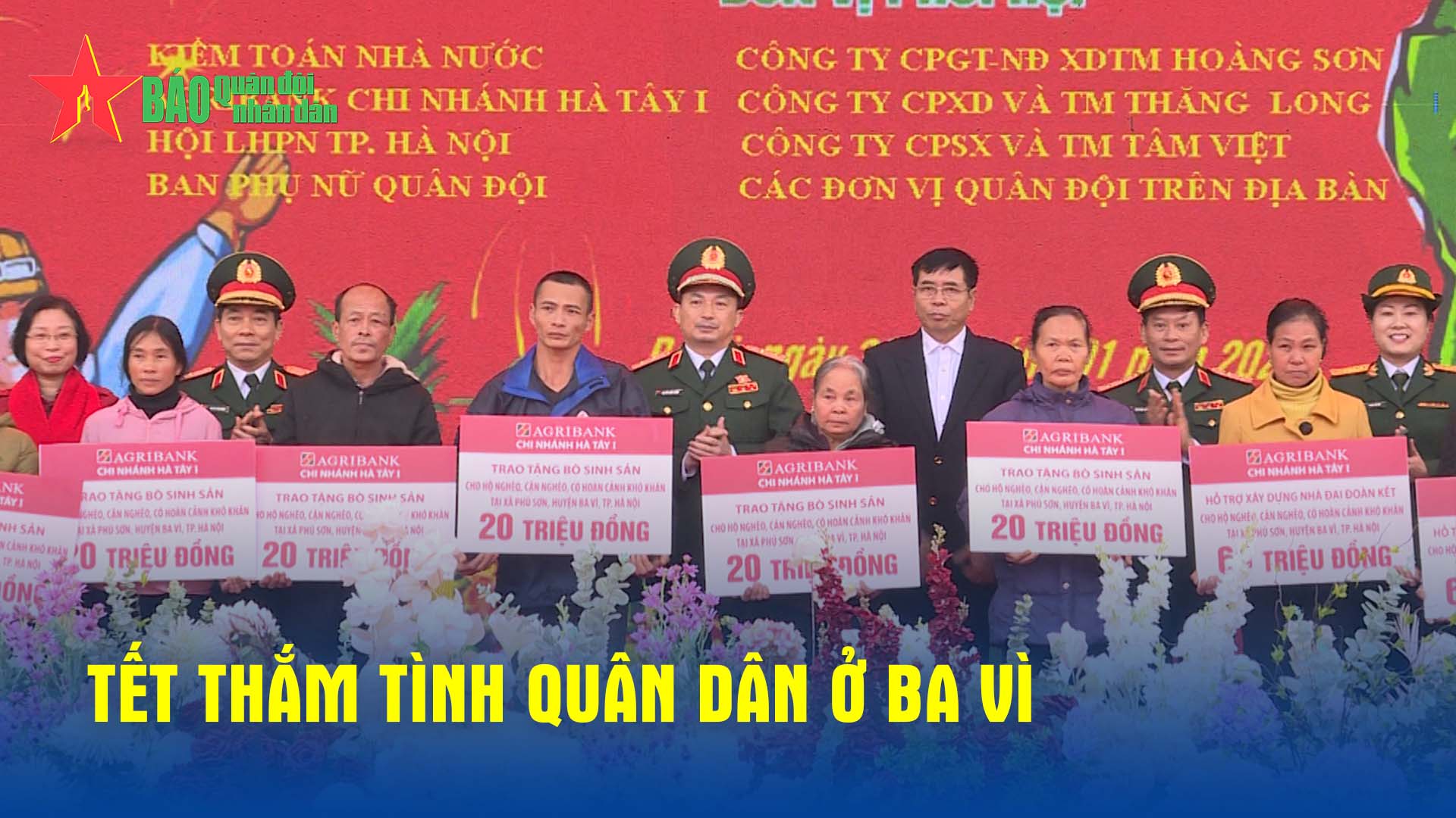 Tết thắm tình quân dân ở Ba Vì