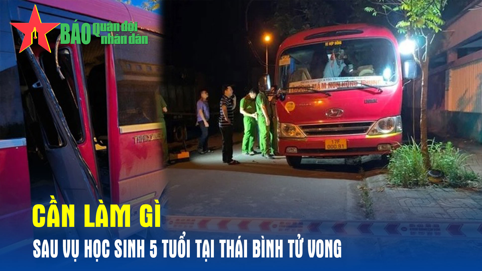 Cần làm gì sau vụ học sinh 5 tuổi tại Thái Bình tử vong