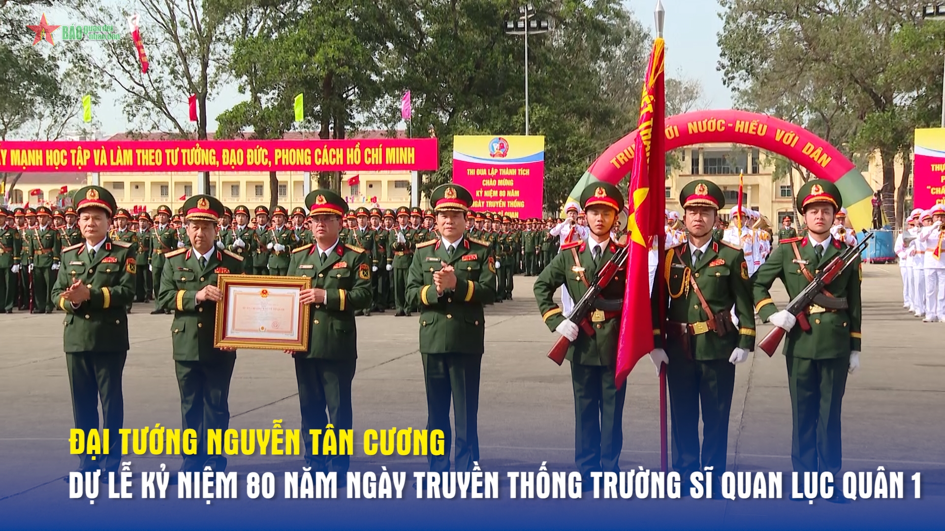 Lễ Kỷ Niệm 80 Năm Trường Sĩ Quan Lục Quân 1: Màn Diễn Duyệt Ấn Tượng và Nghệ Thuật Rực Rỡ